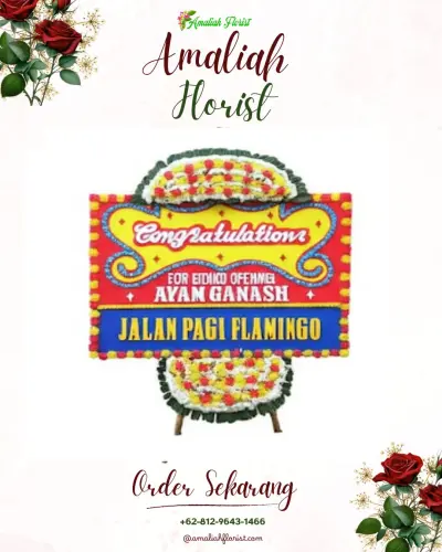 Bunga Papan Congratulation di Pesantunan